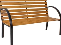 Parkbank Bellevue 122 cm x 80 cm x 60 cm Natur FSC®*Garden Pleasure Clearance