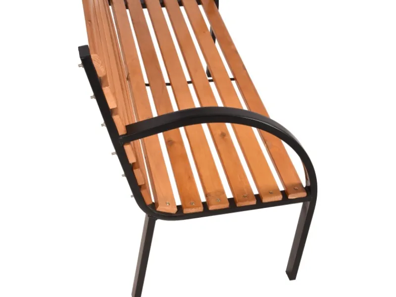 Parkbank Bellevue 122 cm x 80 cm x 60 cm Natur FSC®*Garden Pleasure Clearance