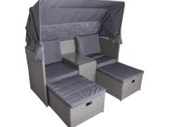Relax-Lounge Saint-Tropez 75 cm x 170 cm x 170 cm Anthrazit*Garden Pleasure Clearance