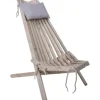Garden Pleasure Gartenstühle|Relaxsessel Falun Kiefer 69 cm x 104 cm x 93 cm Aschgrau FSC®