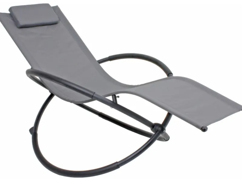 Schaukelliege Milos 111 cm x 93 cm x 54 cm Anthrazit*Garden Pleasure Discount