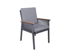 Stuhl Denia mit Auflage 2er Set 86 x 56 x 63 cm*Garden Pleasure Hot