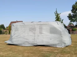 Garden Pleasure Schutzhüllen|Wohnmobil-Abdeckplane Größe M Grau