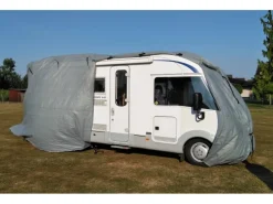Garden Pleasure Schutzhüllen|Wohnmobil-Abdeckplane Größe M Grau