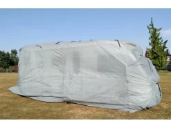 Garden Pleasure Schutzhüllen|Wohnmobil-Abdeckplane Größe S Grau