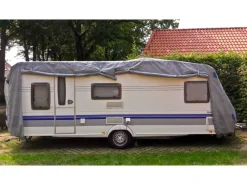 Wohnwagen-Abdeckhaube Größe M Grau*Garden Pleasure Discount