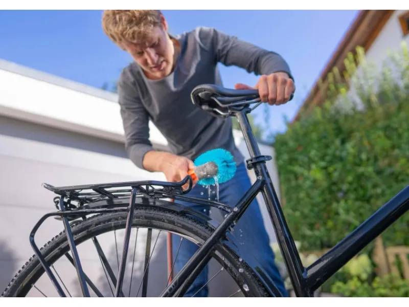 Gardena Kombisysteme|Cleansystem Fahrradbürste Blau