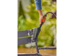 Cleansystem Handbürste Soft S mit Schlauchanschluss Anthrazit*Gardena Hot