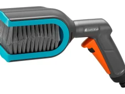 Gardena Kombisysteme|Besen|Cleansystem Jalousienbürste mit Wasseranschluss Grau/Türkis