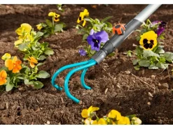 Combisystem-Komplettangebot mit Rechenbesen, Grubber, Fugenkratzer und S*Gardena