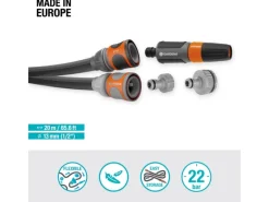 Gartenschlauch-Set Liano™ Life Ø 13 mm (1/2") 20 m inkl. Spritze & Zubeh*Gardena New