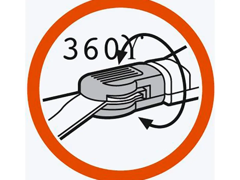 Gardena Strauchscheren|Grasscheren|Grasschere Classic mit drehbarem Schneidkopf