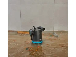 Gardena Wasserpumpe|2in1 Schmutzwasser-Tauchpumpe 2000 Basic 20.000 l/h mit Schwimmschalter