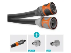 Liano™ Life 15 m Set Gartenschlauch inkl. Spritze und mehr 13 mm (1/2