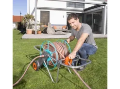 Metall-Schlauchwagen 100*Gardena Clearance