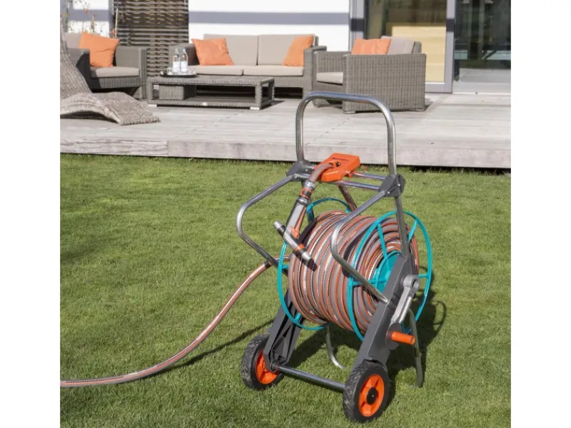 Metall-Schlauchwagen 100*Gardena Clearance