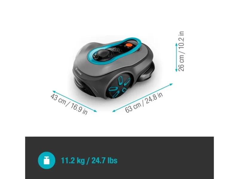 Mähroboter-Set Sileno Smart Free 800 m² kabellos*Gardena Best
