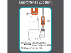Schmutzwasser-Tauchpumpe 9000*Gardena Clearance