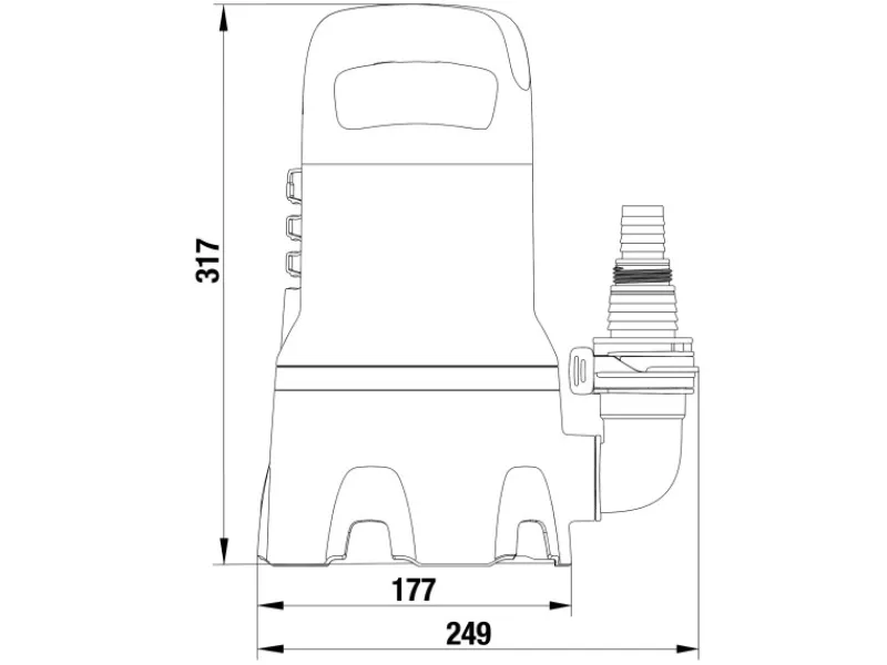 Schmutzwasser-Tauchpumpe 9000*Gardena Clearance