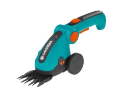 Gardena Strauchscheren|Grasscheren|Set Akku-Grasschere ComfortCut Li - inkl. Teleskopstiel mit Laufrädern