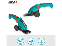 Gardena Strauchscheren|Grasscheren|Set Akku-Grasschere ComfortCut Li - inkl. Teleskopstiel mit Laufrädern