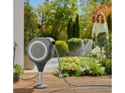 Terrassen-Schlauchbox RollUp S mit 15 m Gartenschlauch*Gardena Clearance