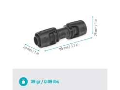 Verbinder 13 mm (1/2