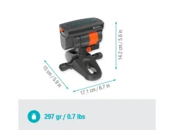 Viereckregner OS 90vflächendeckende Bewässerung bis 90 m²*Gardena New