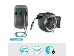 Wand-Schlauchbox RollUp XL Weiß mit 35 m Gartenschlauch*Gardena Discount