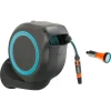 Wand-Schlauchbox RollUp M Türkis mit 20 m Gartenschlauch*Gardena Online