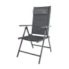 Gartenstuhl Balkonstuhl FLORENZ Anthrazit - Gartenstuhl FLORENZ, robustes Aluminiumgestell für Garten*Garmio Best
