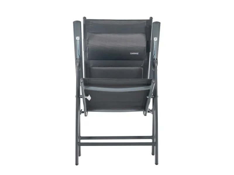 Gartenstuhl Balkonstuhl FLORENZ Anthrazit - Gartenstuhl FLORENZ, robustes Aluminiumgestell für Garten*Garmio Best