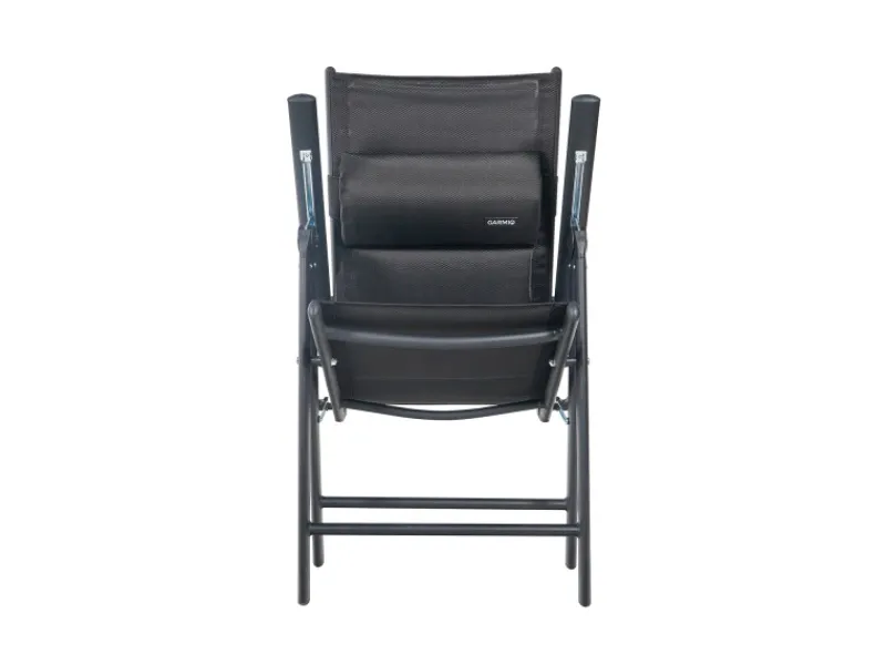 Garmio Gartenstühle|Gartenstuhl Balkonstuhl FLORENZ Schwarz - Gartenstuhl FLORENZ, robustes Aluminiumgestell für Garten