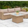 Garten Eckbank-Gruppe Veneto 2-tlg. Natur*Merxx Discount