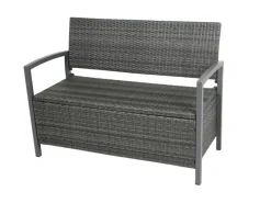 Gartenbank Ferrara Polyrattan 2-Sitzer 86 x 118 x 58 cm*Garden Pleasure Outlet