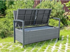 Gartenbank Ferrara Polyrattan 2-Sitzer 86 x 118 x 58 cm*Garden Pleasure Outlet