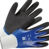 Gartenhandschuh Nitril-Vollbeschichtung Blau-Schwarz Größe 10*LUX-TOOLS Discount