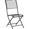 Merxx Gartenstühle|Gartenklappstuhl Samos Graphit 2er Set