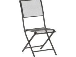 Merxx Gartenstühle|Gartenklappstuhl Samos Graphit 2er Set
