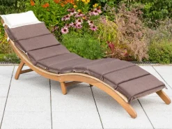 Gartenliege Capri Natur inkl. Auflage*Merxx Clearance
