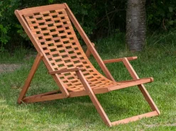 Merxx Balkonmöbel|Sonnenliegen|Gartenliegestuhl Aurora Natur