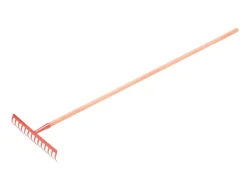 Besen|Bodenbearbeitung|Gartenrechen 14 Zinken Eingestielt