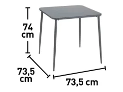 Gartentisch Glenrio Glenrio Quadratisch 73,5 cm x 73,5 cm* Hot