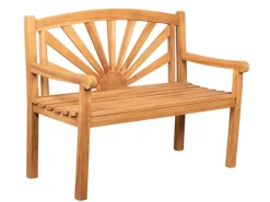 Gartenbank Sonne Teak 120 Cm*GarWoh Best