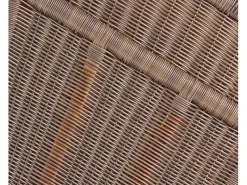 Strandkorb Nordstrand Teak PE Grey Dessin 537*GarWoh