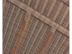 Strandkorb Nordstrand Teak PE Grey Dessin 585*GarWoh