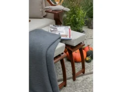 Strandkorb Nordstrand Mahagoni PE Grey Dessin 518*GarWoh Discount