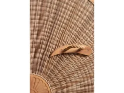 GarWoh Strandkörbe|Strandkorb Rantum Teak PE Shell Dessin 504