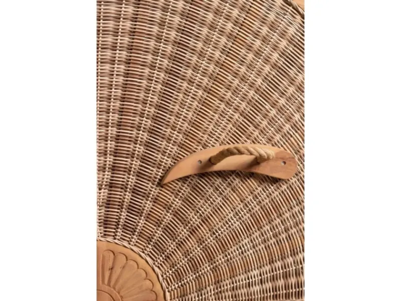 GarWoh Strandkörbe|Strandkorb Rantum Teak PE Shell Dessin 504