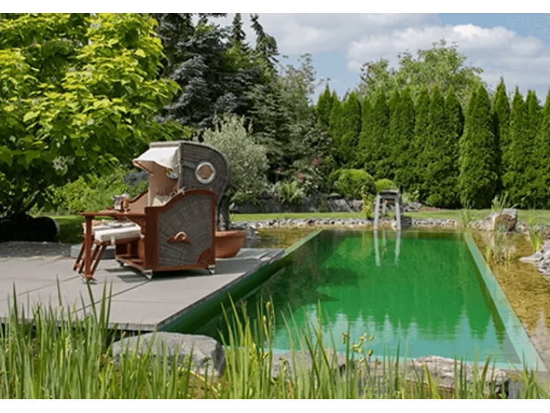 Strandkorb Westerland Mahagoni Bullauge PE Grey Dessin 534*GarWoh Outlet